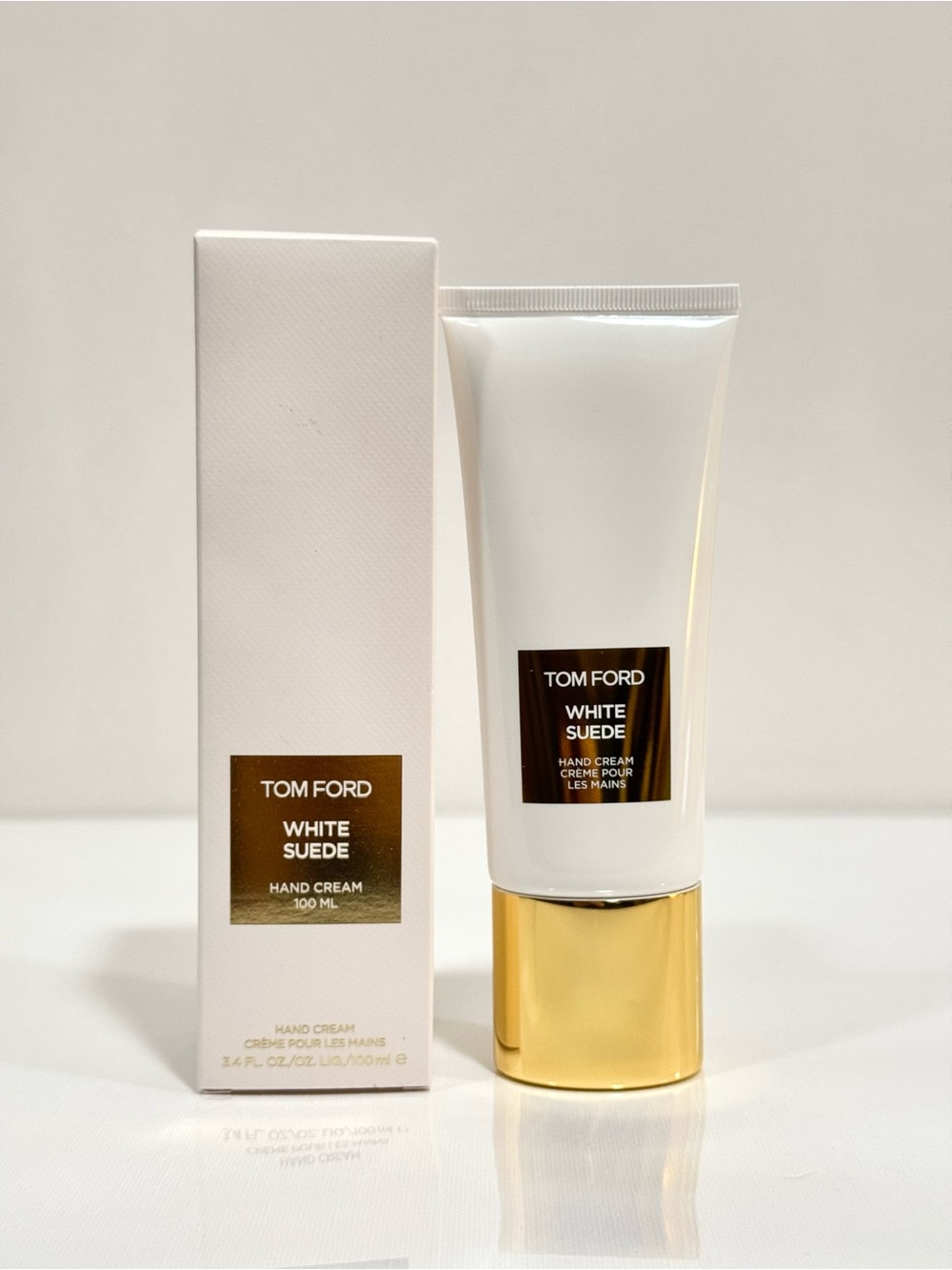 Tom Ford White Suede Hand Cream 3.4oz/100 ml Full Size New In Box